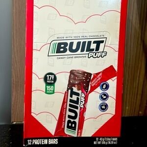 Built Bar Puff Candy Cane Brownie Flavor, Limited Edition